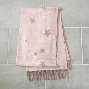 Gap reversible soft pink winter scarf